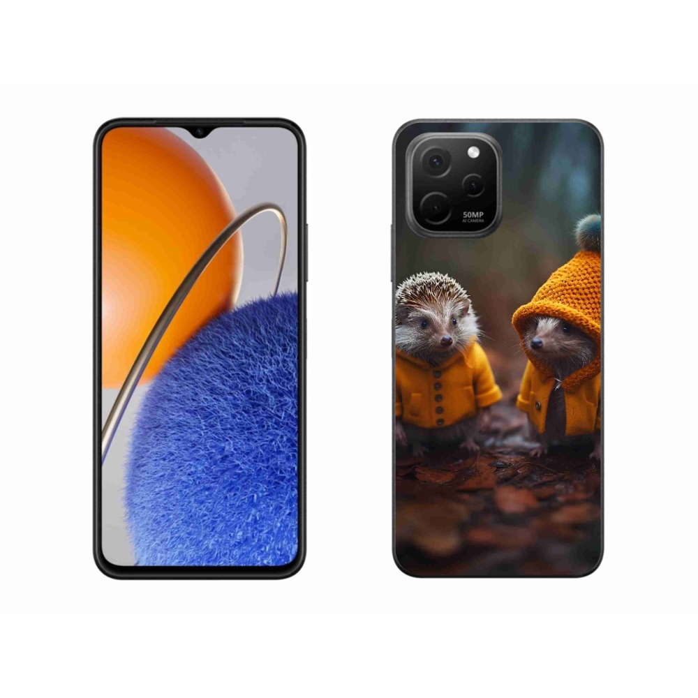Gél borítás mmCase a Huawei Nova Y61 készülékhez - sünök