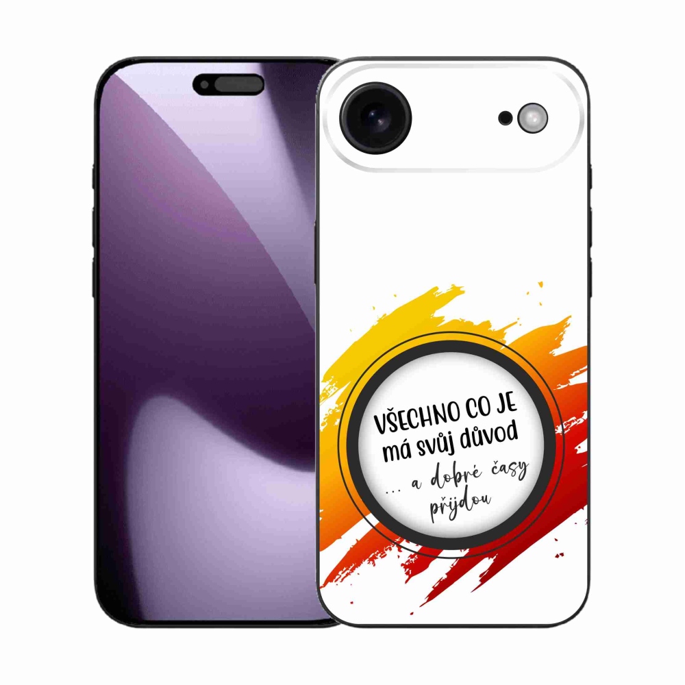 Gél borítás mmCase iPhone 17 Air készülékhez - idézet 3 fehér háttér