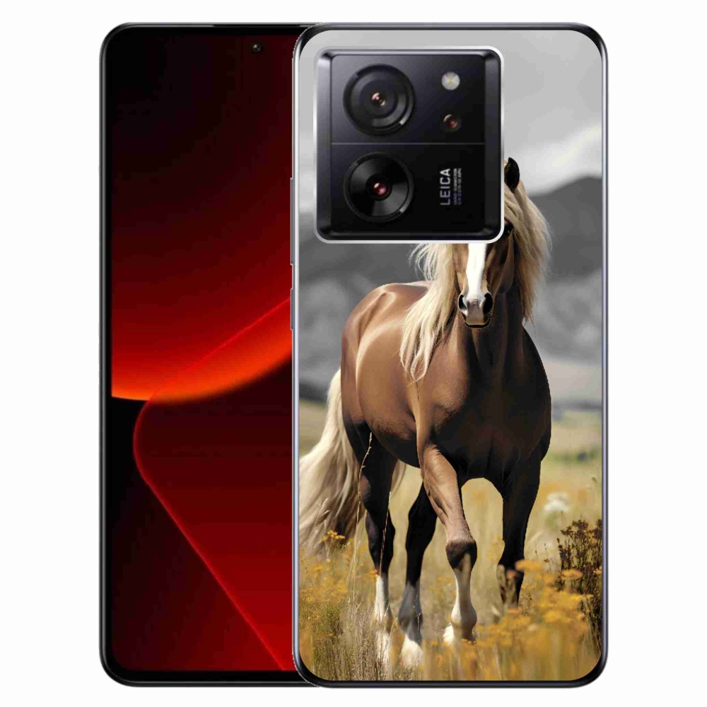 Zselés borítás mmCase a Xiaomi 13T/13T Pro - barna ló 1
