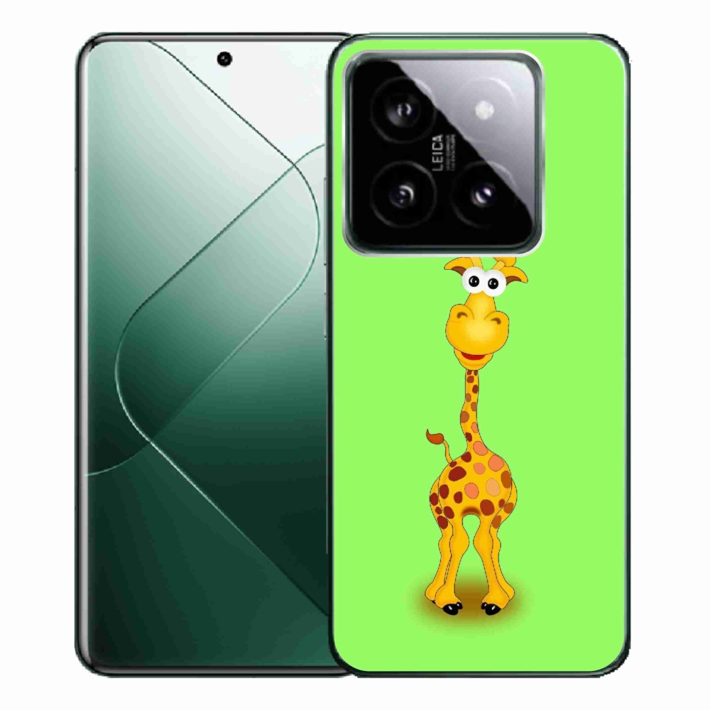 Gél borítás mmCase a Xiaomi 14 Pro-hoz - rajzfilm zsiráf
