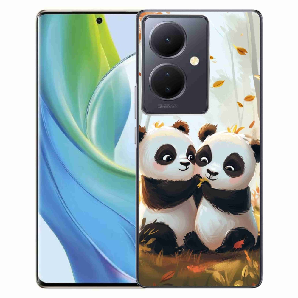 Gél borítás mmCase a Vivo V29 Lite 5G-n - pandák