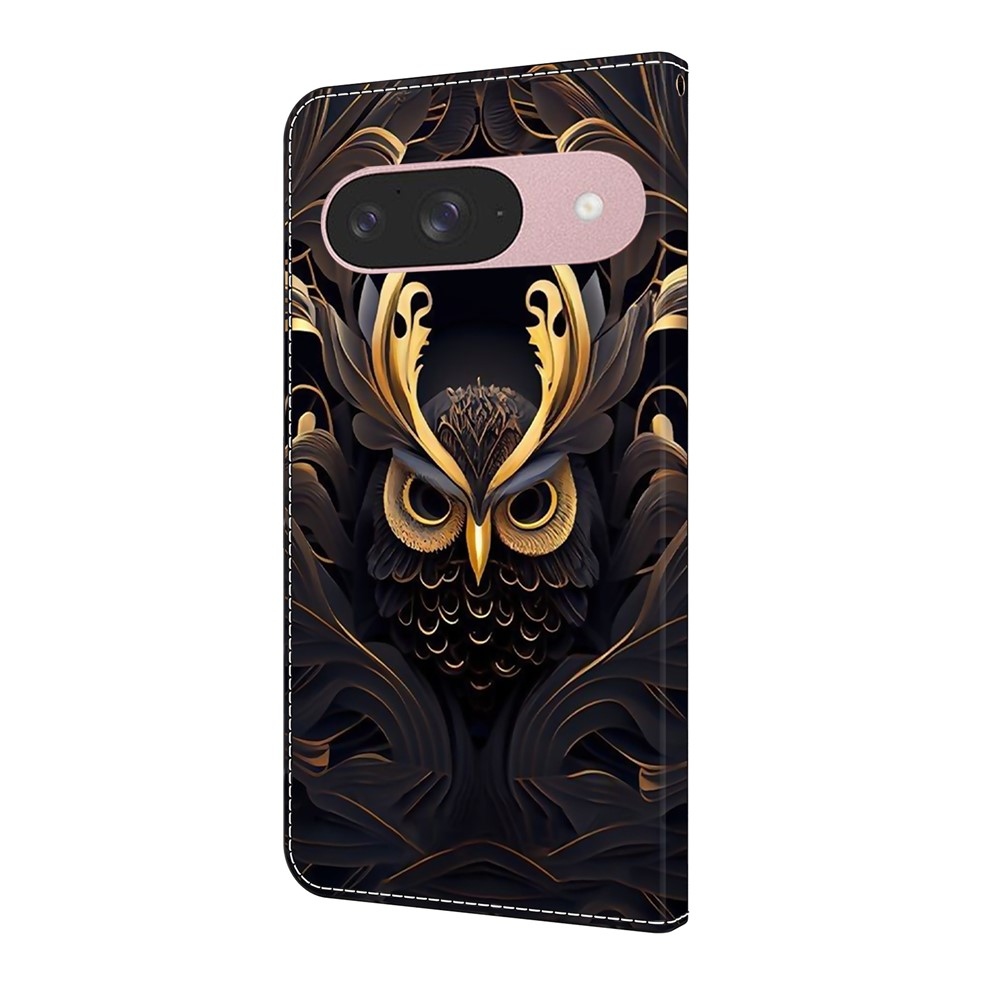 Sima könyv tok Google Pixel 10 Pro/Pixel 10 - arany bagoly
