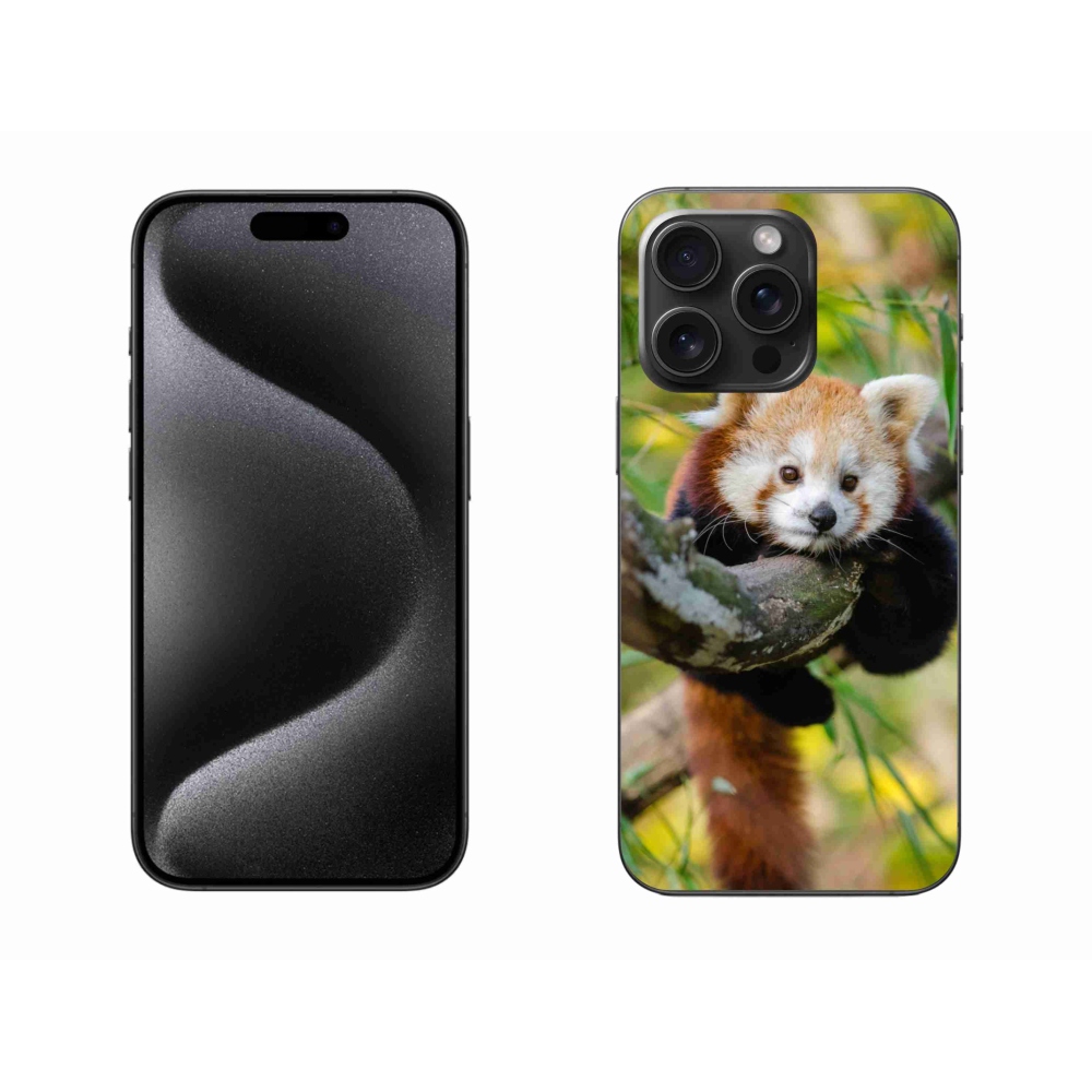 Gél védőburkolat mmCase iPhone 15 Pro Max készülékhez - pandavörös