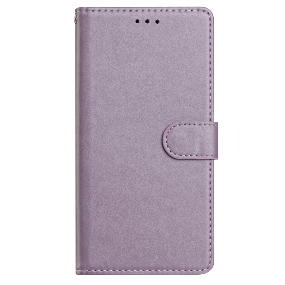 Vérrögök könyv tok Samsung Galaxy S25-hez - lila
