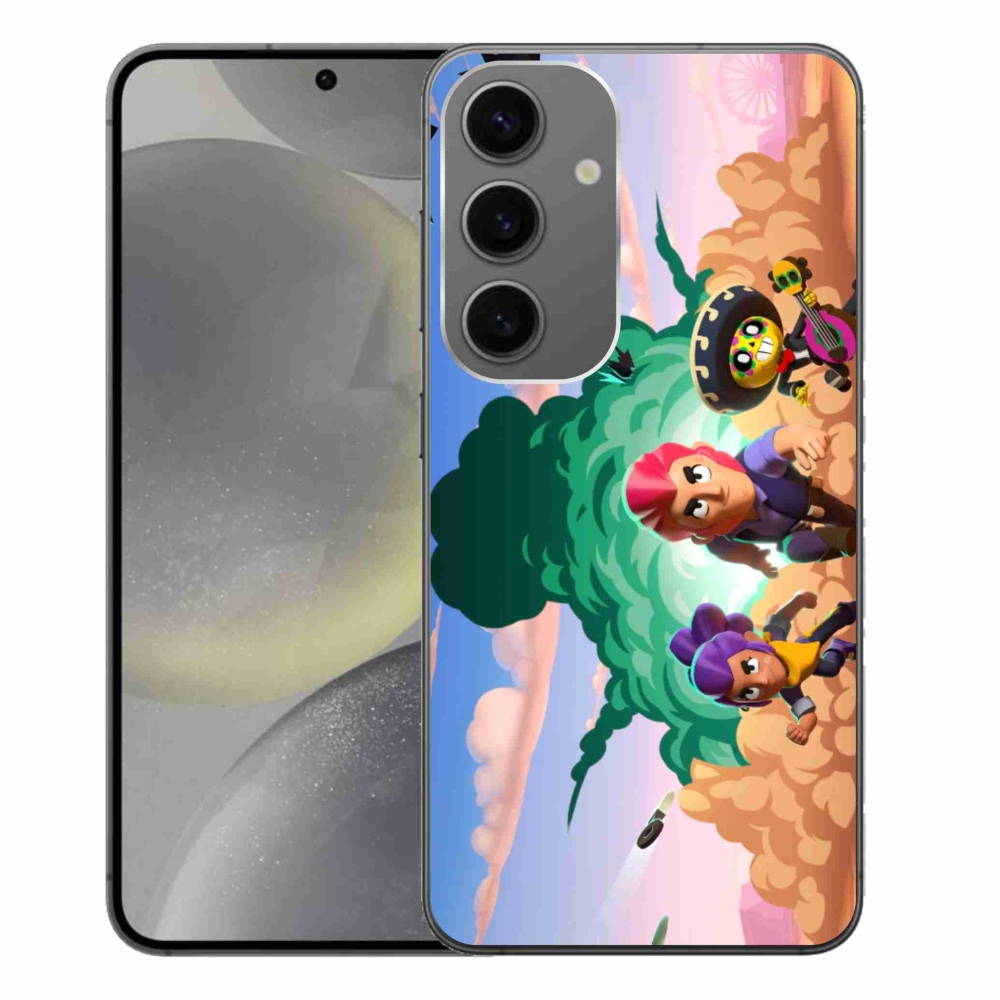 Gél borítás mmCase Samsung Galaxy S24+ - verekedés csillagok