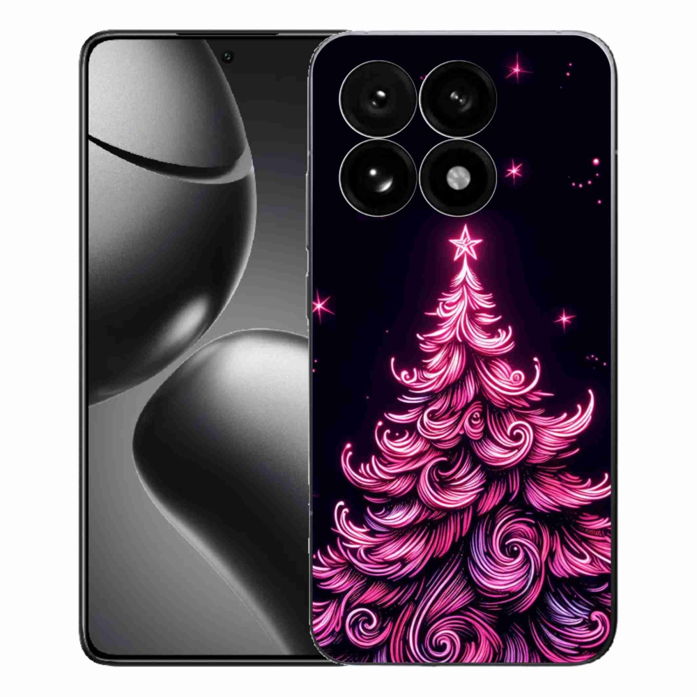 Gél borítás mmCase a Xiaomi 15T-hez - neon karácsonyfa 2