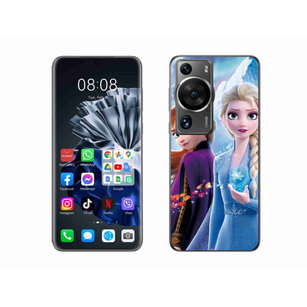 Gél borítás mmCase a Huawei P60 Pro számára - ice kingdom 3