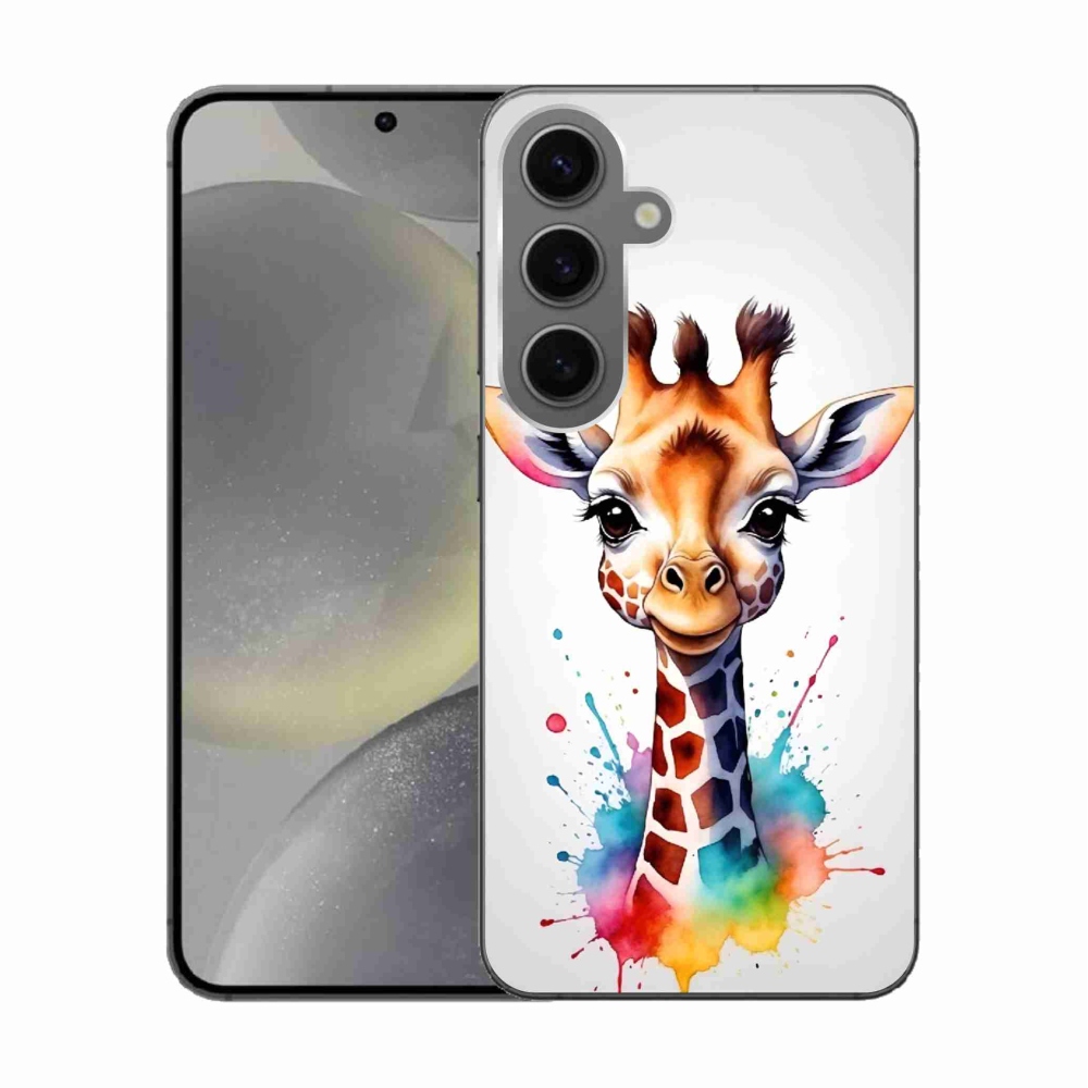 Zselés borítás mmCase Samsung Galaxy S24 - zsiráf 1