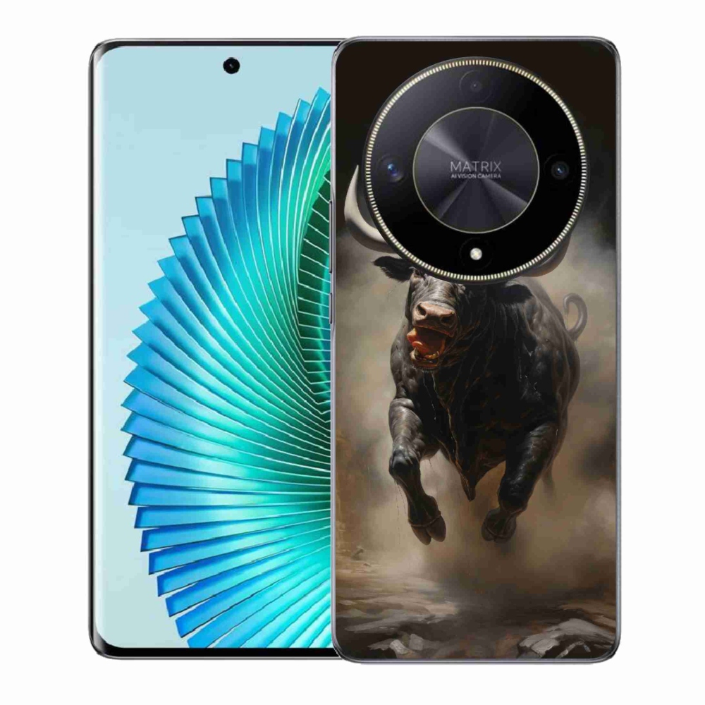 Gél borítás mmCase a Honor Magic 6 Lite 5G számára - dühös bika