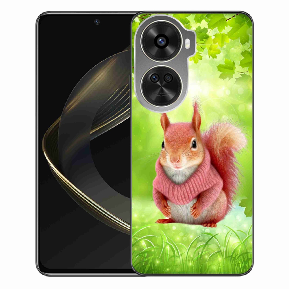 Gél borítás mmCase a Huawei Nova 12 SE számára - mókus pulóverben