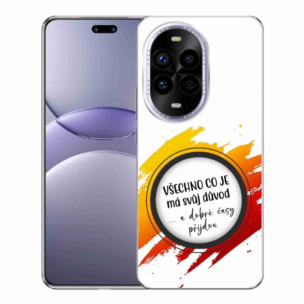 Gél borítás mmCase a Huawei Nova 13 Pro 5G - idézet 3 fehér háttérrel