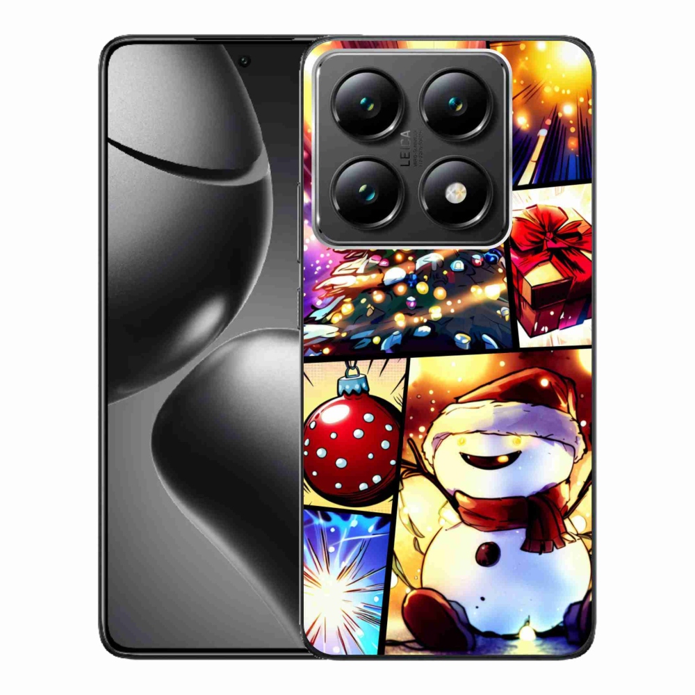 Gél borítás mmCase a Xiaomi 14T Pro számára - karácsonyi motívumok 1