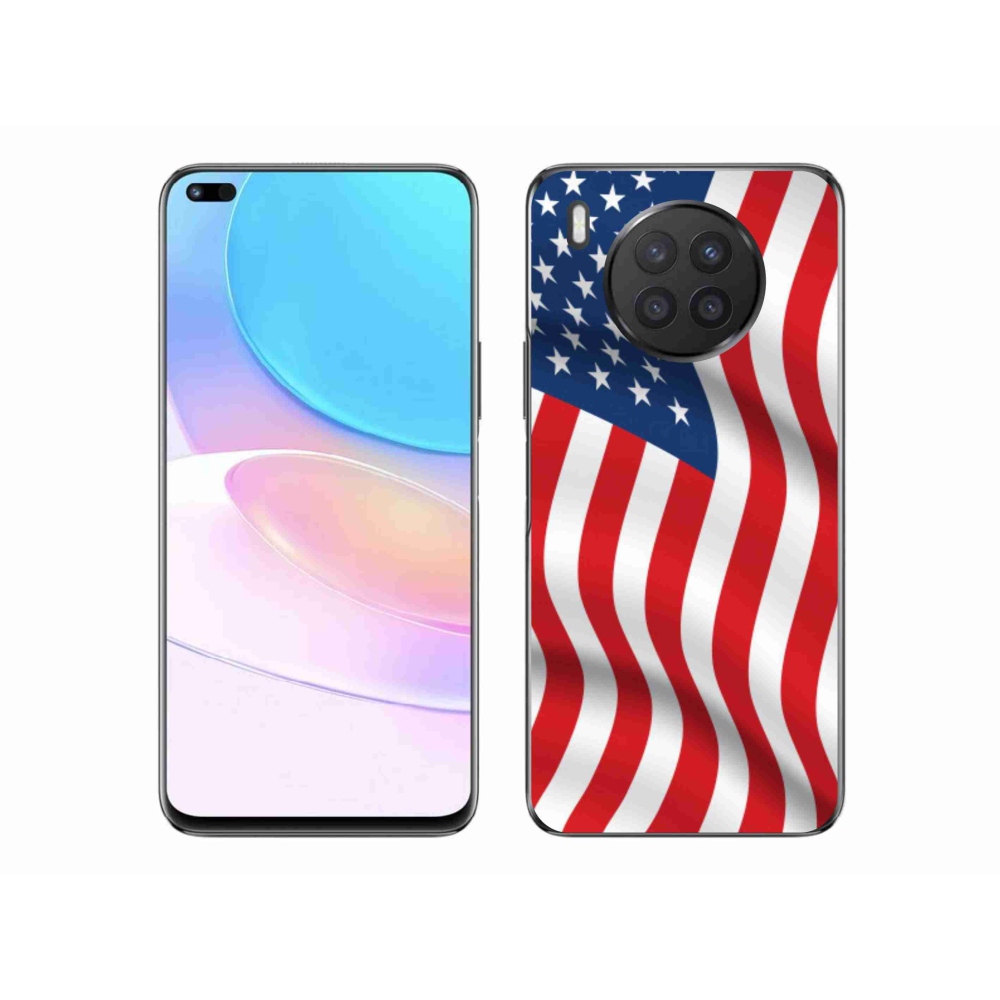 Zselés borítás mmCase a Honor 50 Lite készülékhez - amerikai zászló