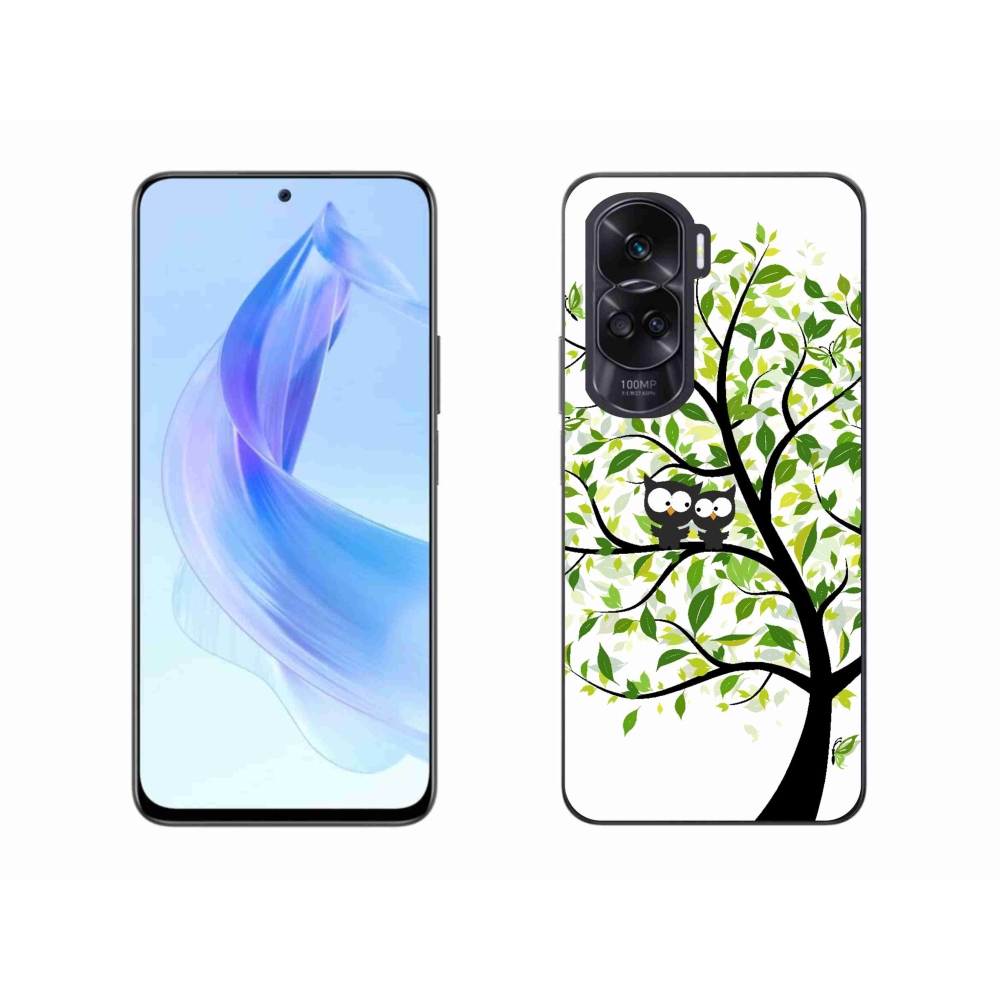 Zselés borító mmCase a Honor 90 Lite készülékhez - baglyok a fán