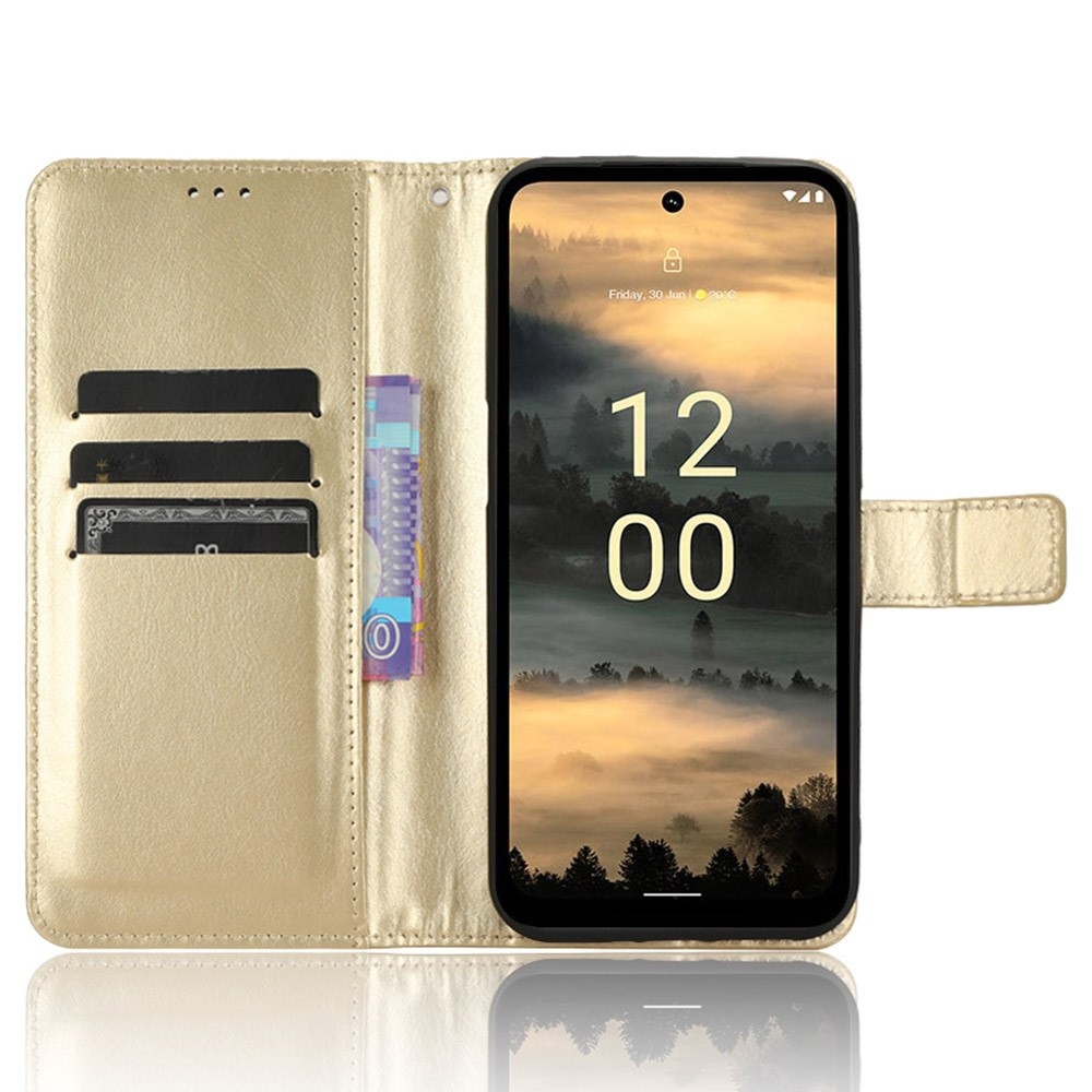 Lókönyv tok Nokia XR21-hez - arany színű