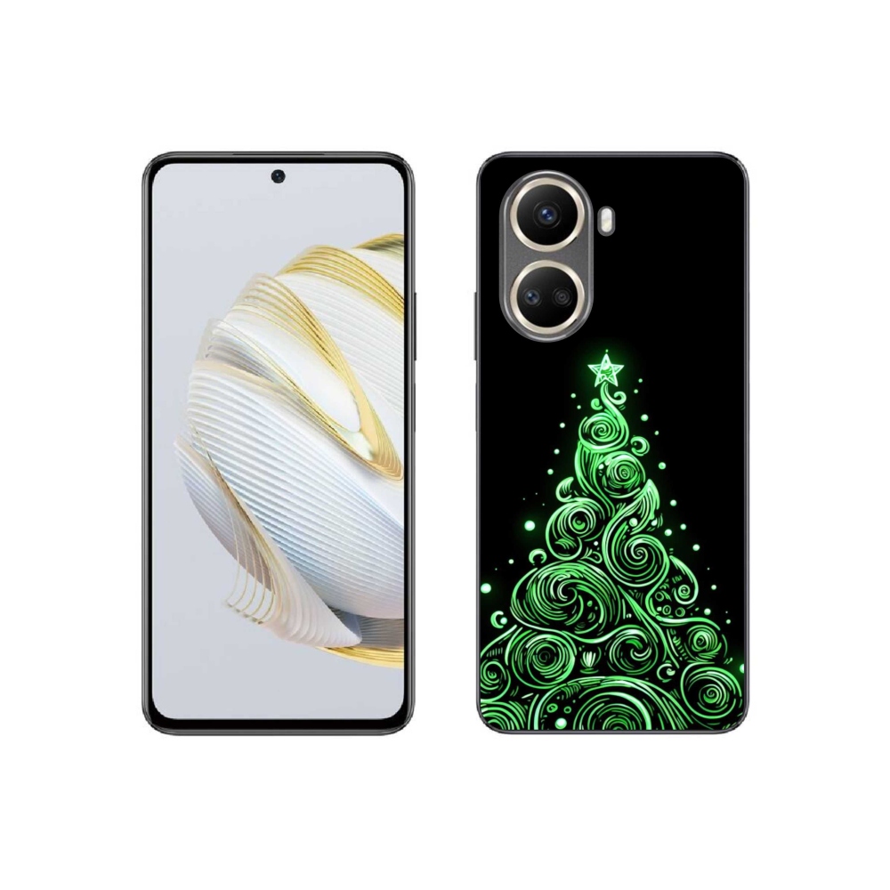 Gél borítás mmCase a Huawei Nova 10 SE-n - neon karácsonyfa 3