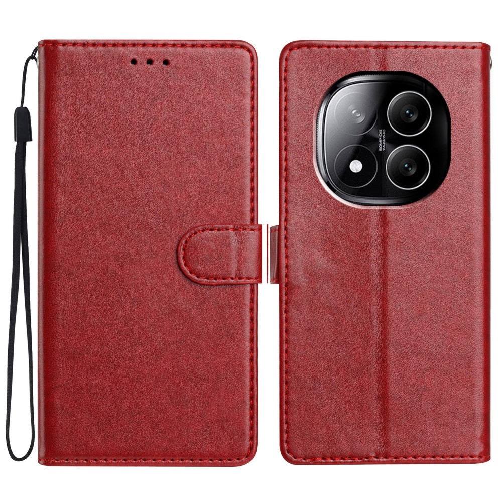 Vérrögök könyv tok Xiaomi Redmi Note 14 Pro 5G/Poco X7 5G - piros