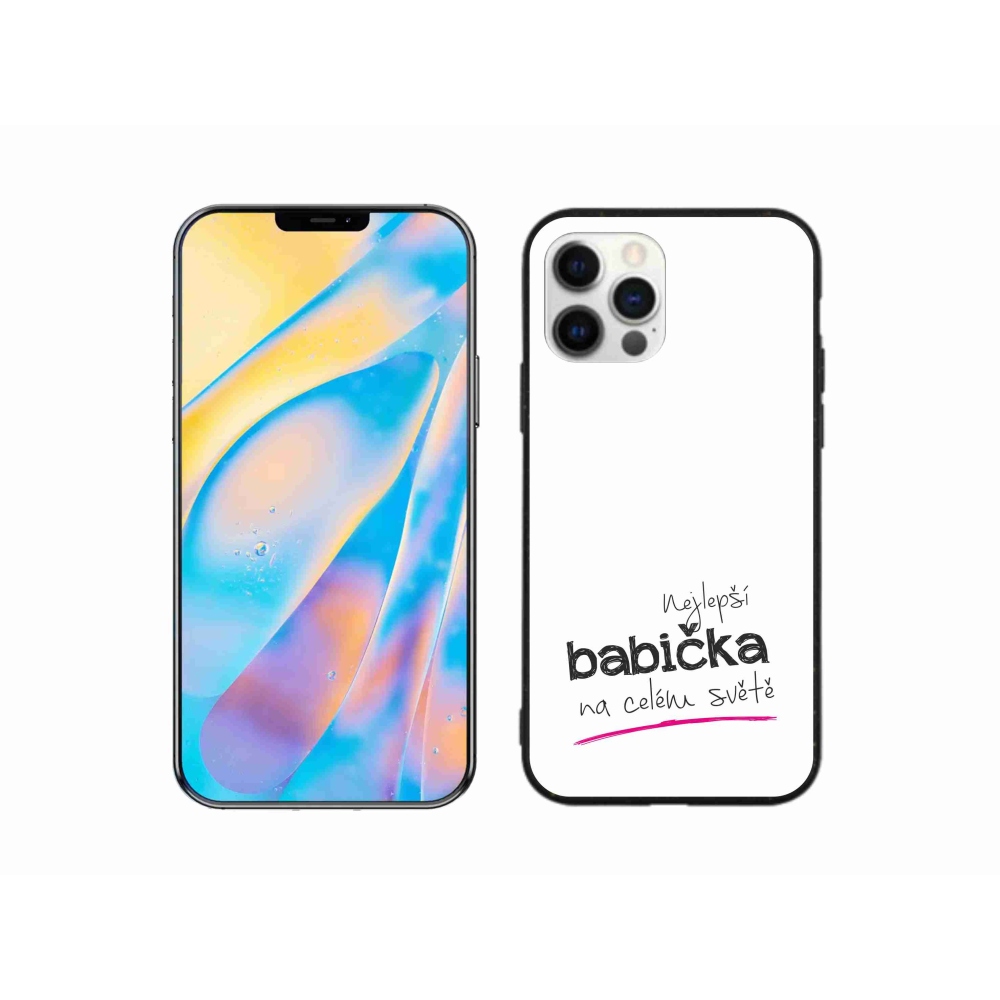 Gél borítás mmCase iPhone 12 készülékhez - Best Grandma 4 fehér háttér