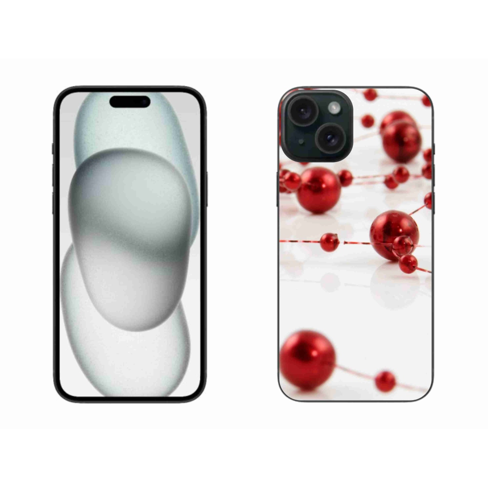 Gél borítás mmCase iPhone 15 Plus készülékhez - Karácsonyi lánc