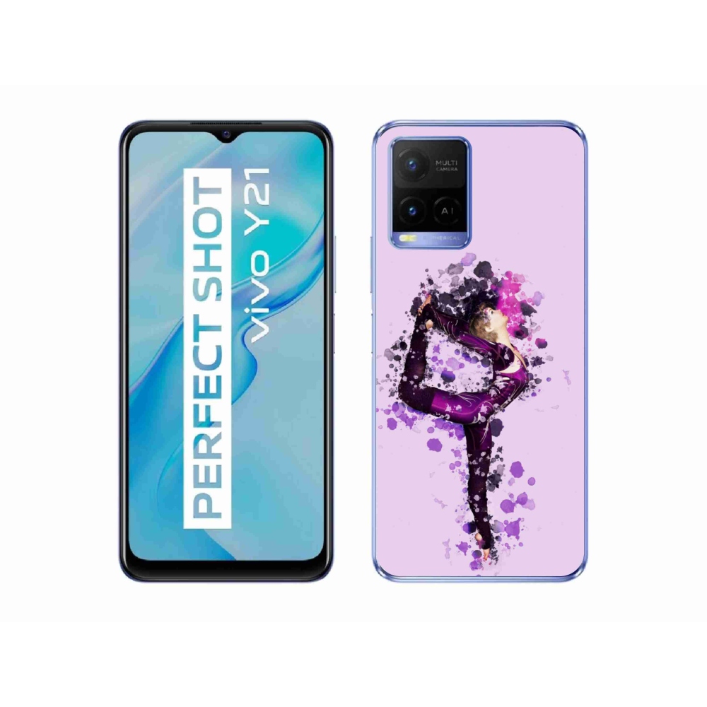 Zselés borítás mmCase a Vivo Y21/Y21s/Y33s készülékhez - ballerina