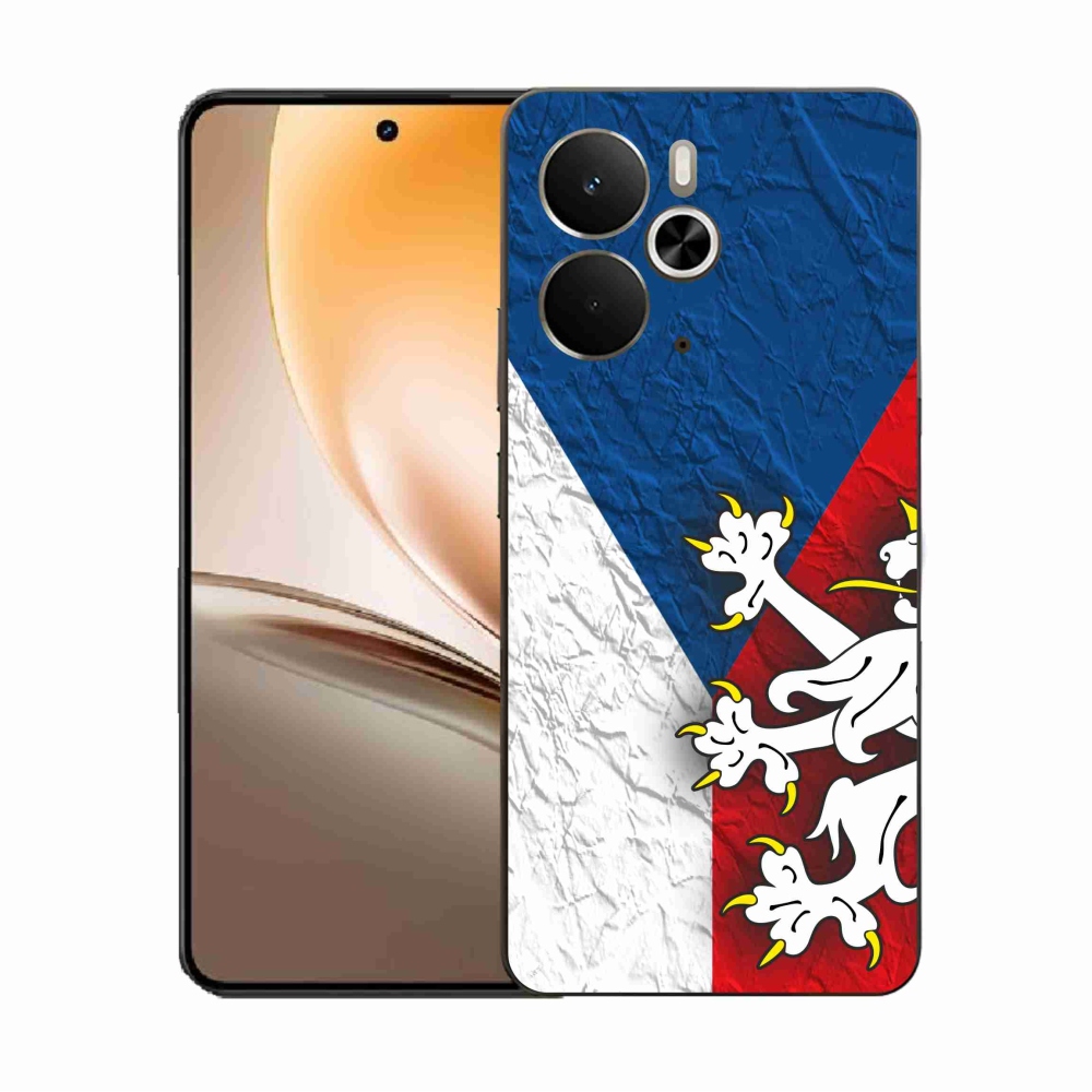 Gél borító mmCase a Realme 14 5G számára - cseh zászló 1