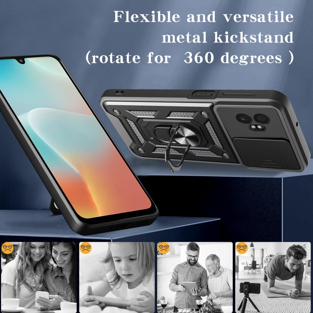 Csúszásálló borítás Samsung Galaxy Xcover 7 Pro készülékhez - fekete