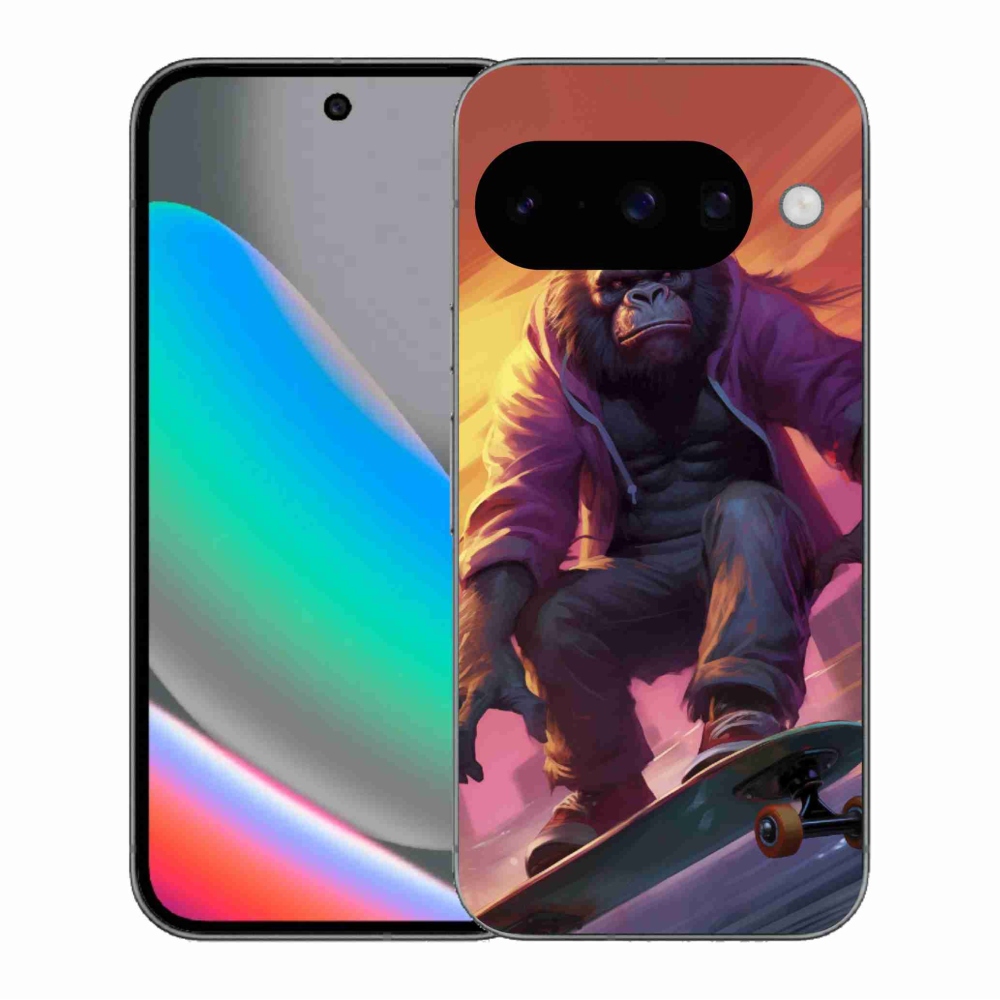 Gél borítás mmCase a Google Pixel 10 számára - gorilla gördeszkán