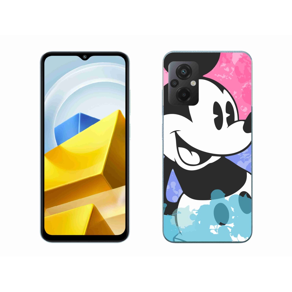 Gél borítás mmCase a Xiaomi Poco M5 4G-hez - mickey egér