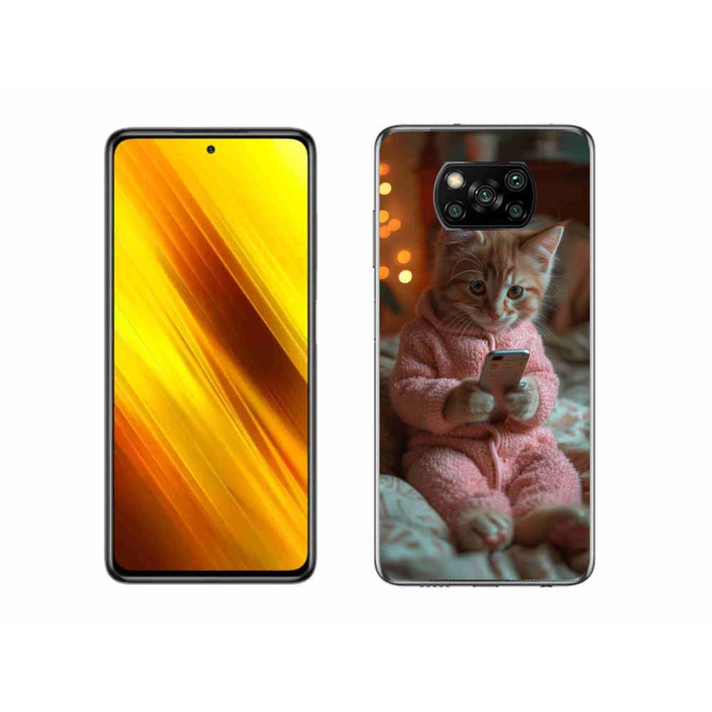 Gél borítás mmCase a Xiaomi Poco X3-hoz - baba a mobillal