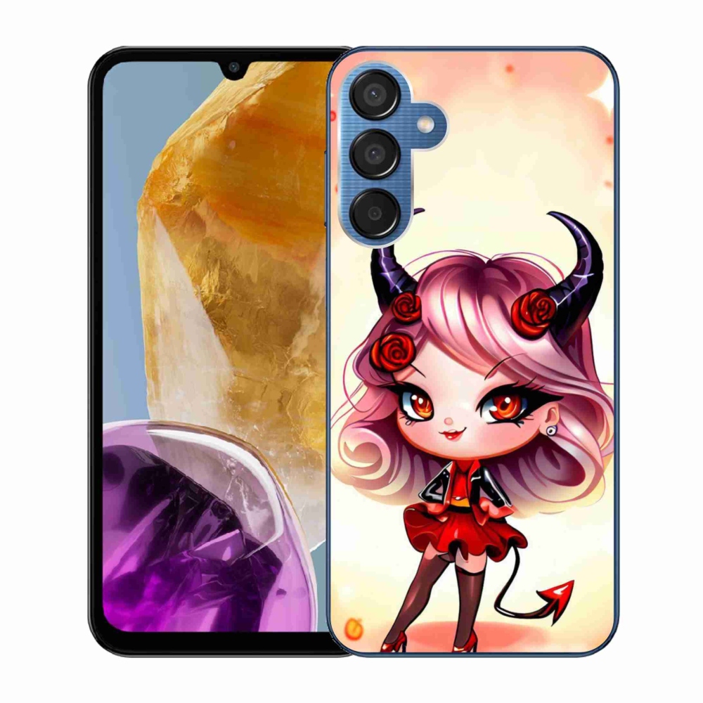 Zselés borítás mmCase Samsung Galaxy M15 5G - rajzfilm ördög