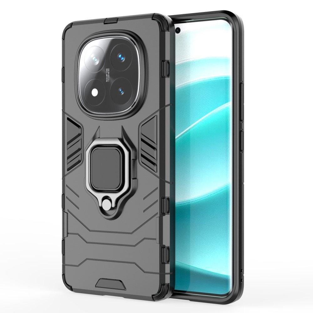Guardy tartós borító a Xiaomi Redmi Note 14 Pro+ 5G készülékhez - fekete