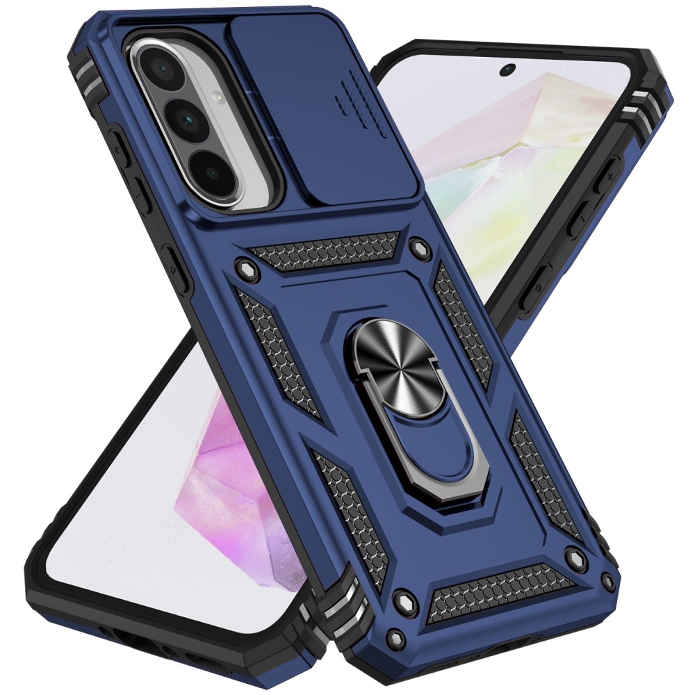 Gyűrűálló borítás Samsung Galaxy A36 5G készülékhez - kék