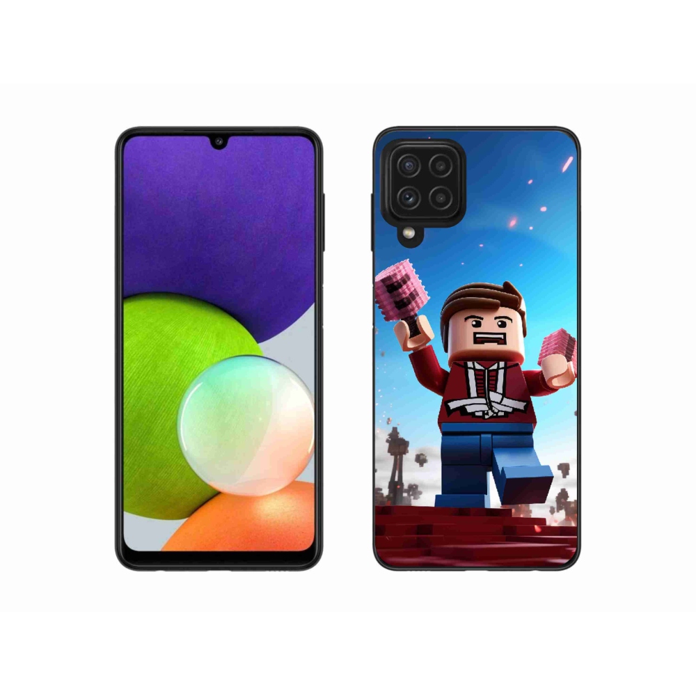 Gél védőburkolat mmCase Samsung Galaxy A22 4G - roblox 2
