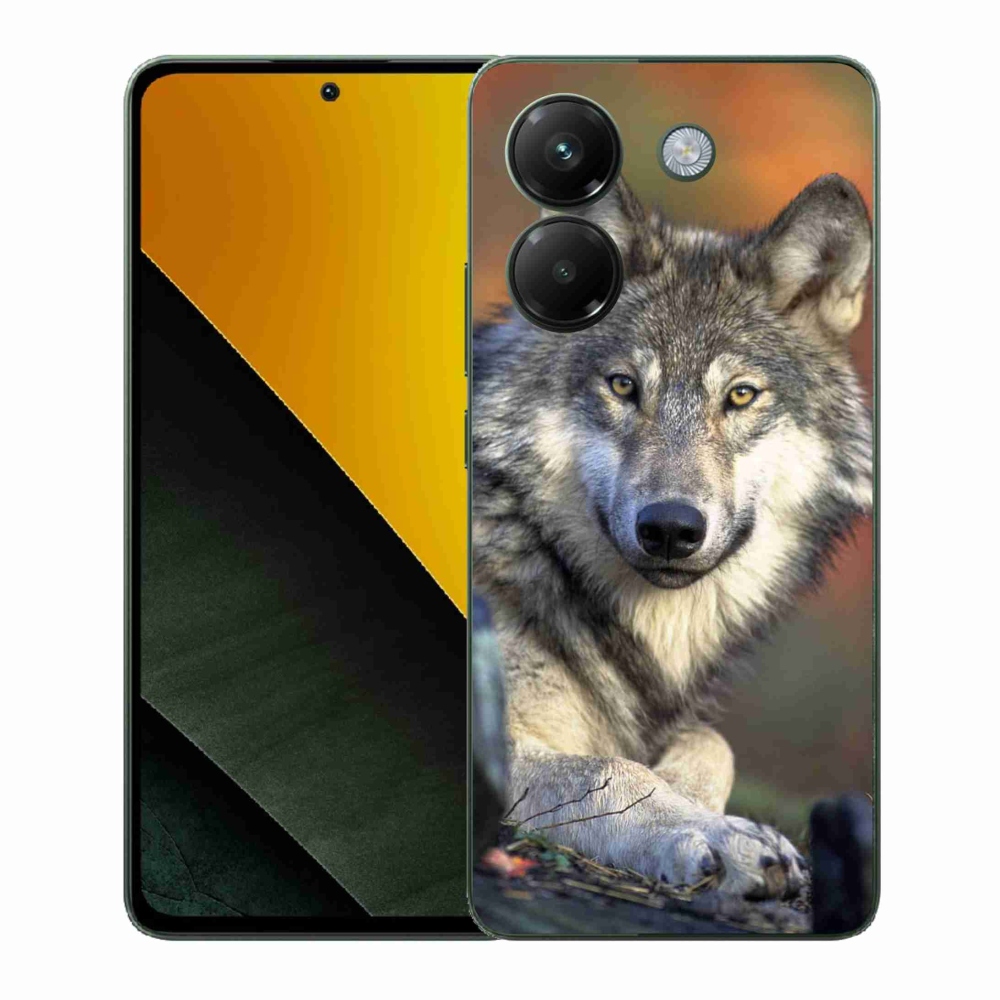 Gél borítás mmCase a Xiaomi Poco M7 Pro 5G-hez - farkas