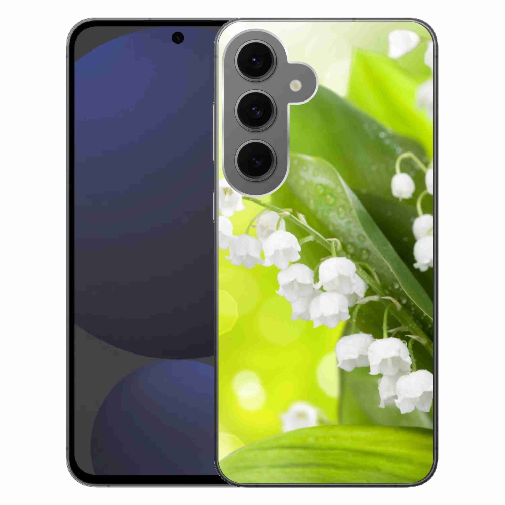 Zselés borítás mmCase Samsung Galaxy S24 FE készülékhez - gyöngyvirág