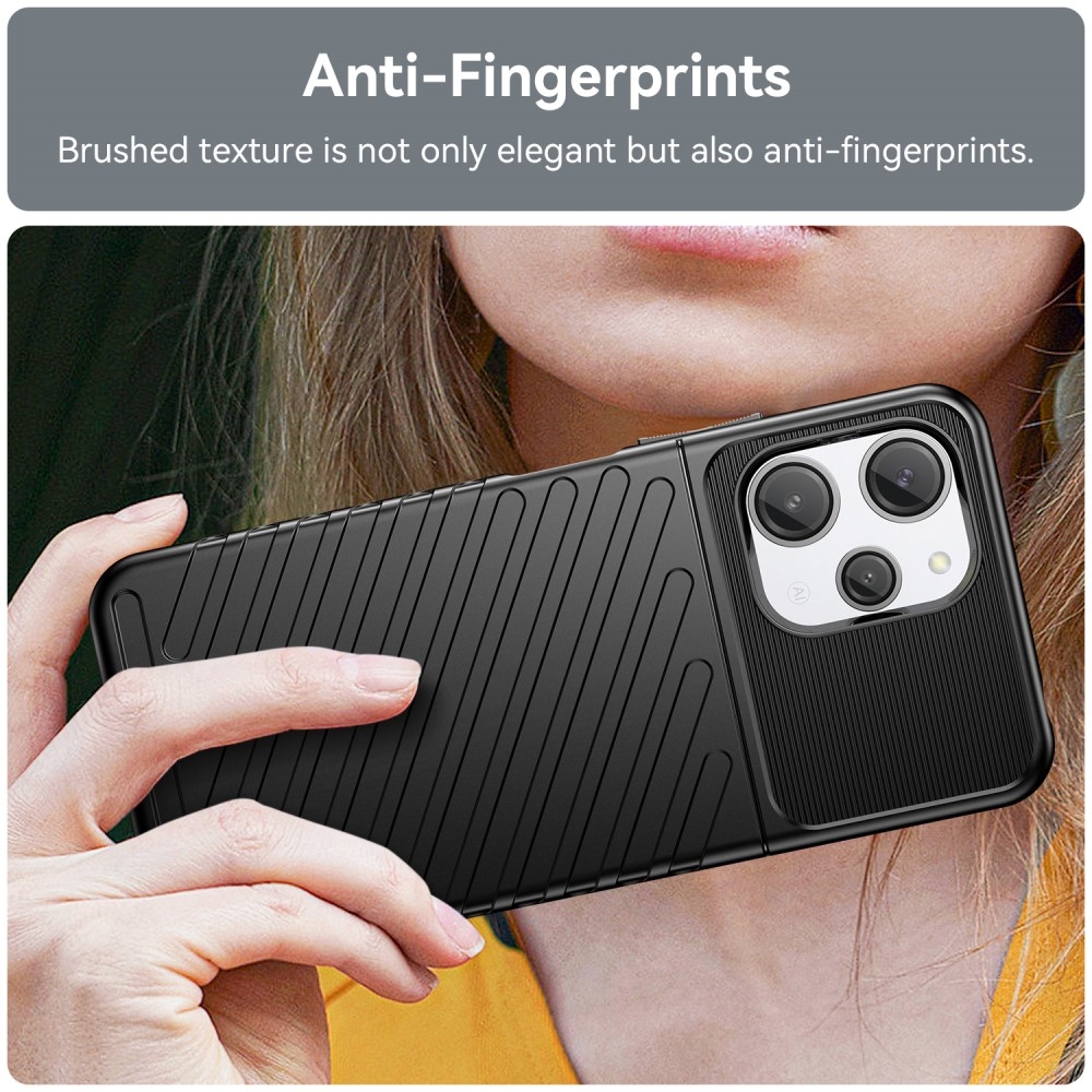 Thunder tartós zselés tok Xiaomi Redmi 12 4G/5G készülékhez - fekete