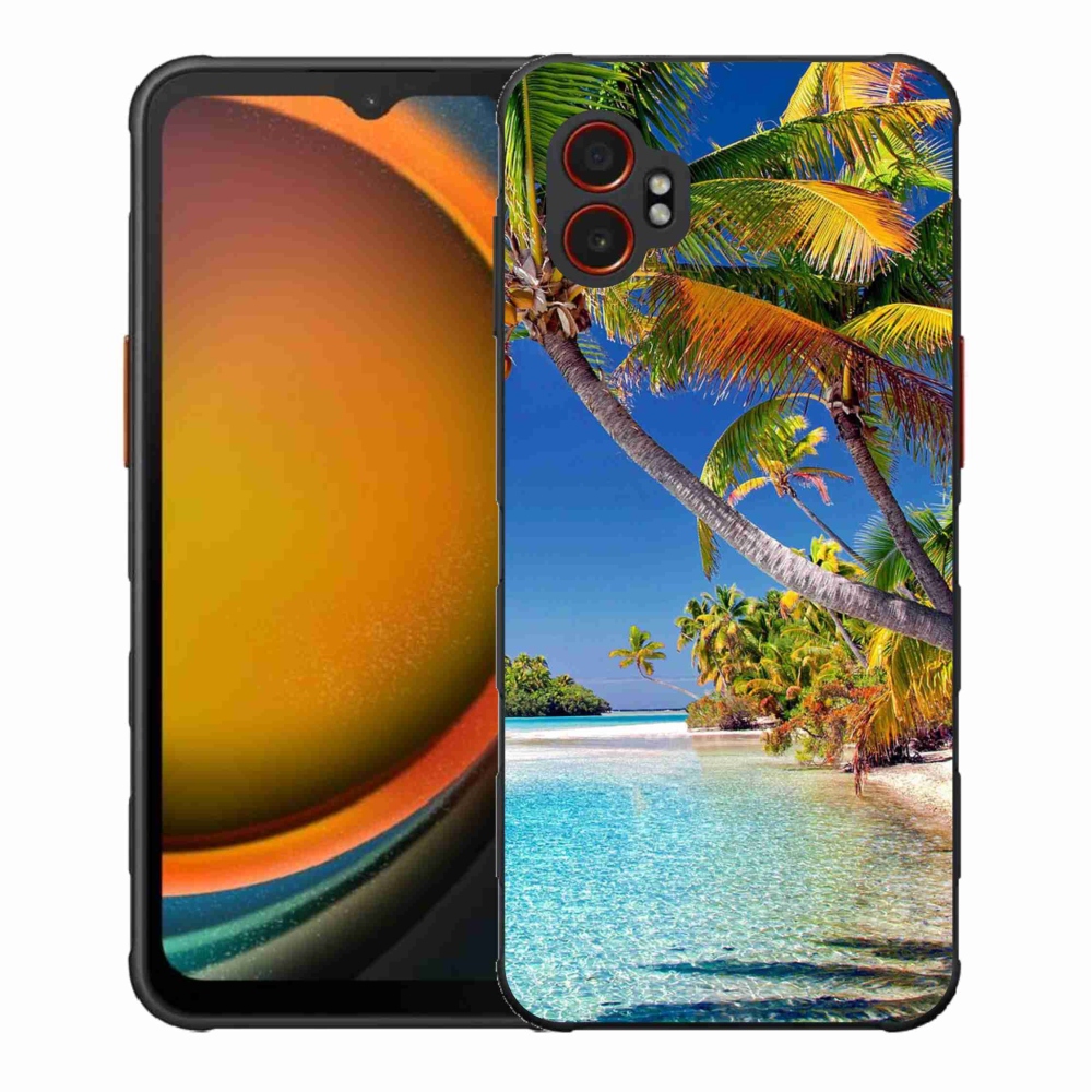 Zselés borítás mmCase Samsung Galaxy Xcover 7 Pro - tengerparti strand