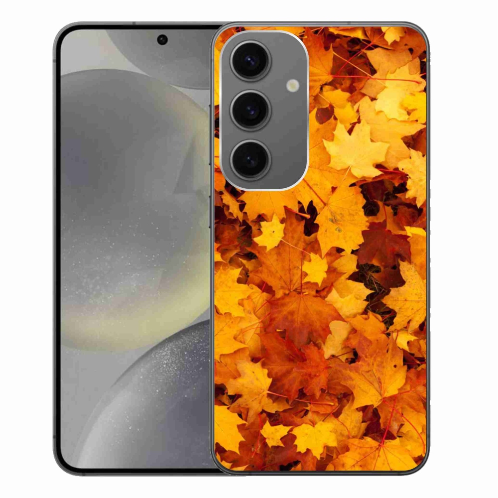 Gél borítás mmCase Samsung Galaxy S24+ készülékhez - juharlevelek