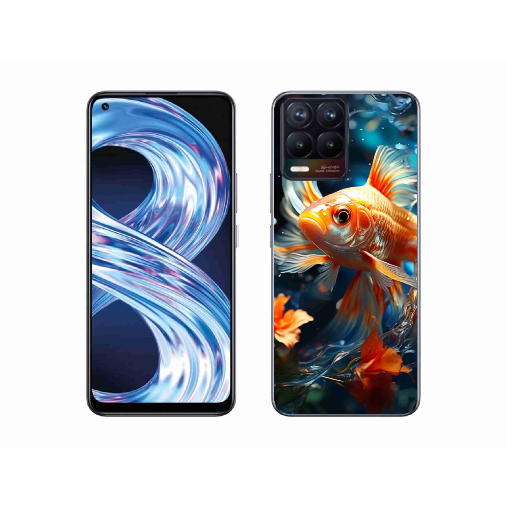 Gél borítás mmCase a Realme 8 4G-hez - hal