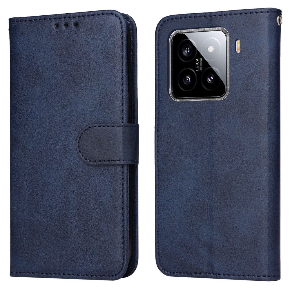 Vérrögök könyv tok Xiaomi 15 - kék