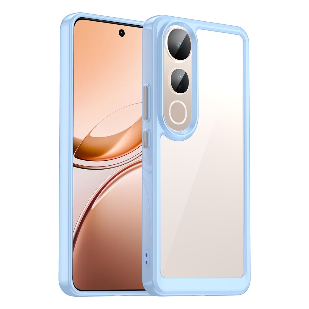 Gél tok fix hátlappal a Vivo V50 Lite 4G/5G készülékhez - kék