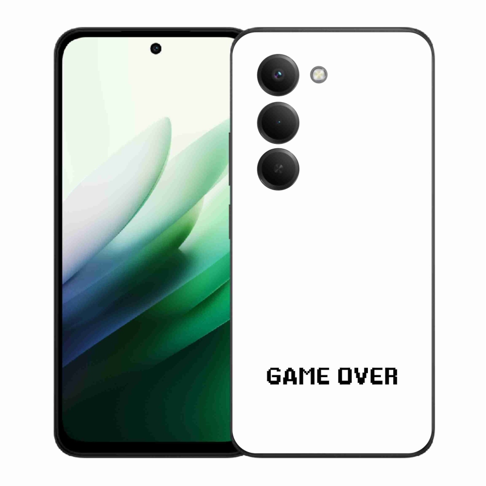 Gél borító mmCase a Xiaomi Redmi 15 5G-hez - játék fehér háttérrel