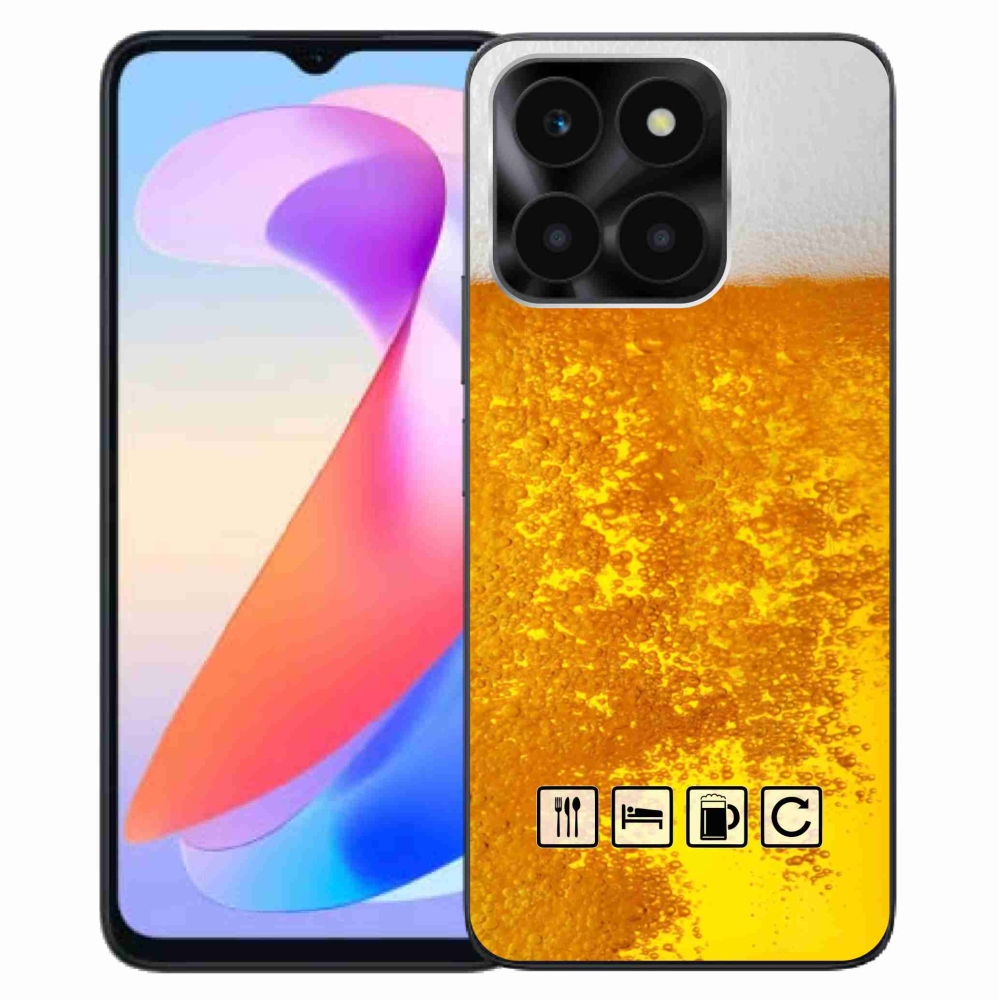 Zselés borítás mmCase a Honor X6a számára - sör motívum 3