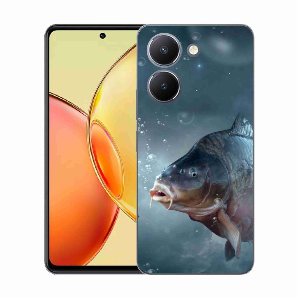 Zselés borítás mmCase a Vivo Y36-hoz - ponty és buborékok