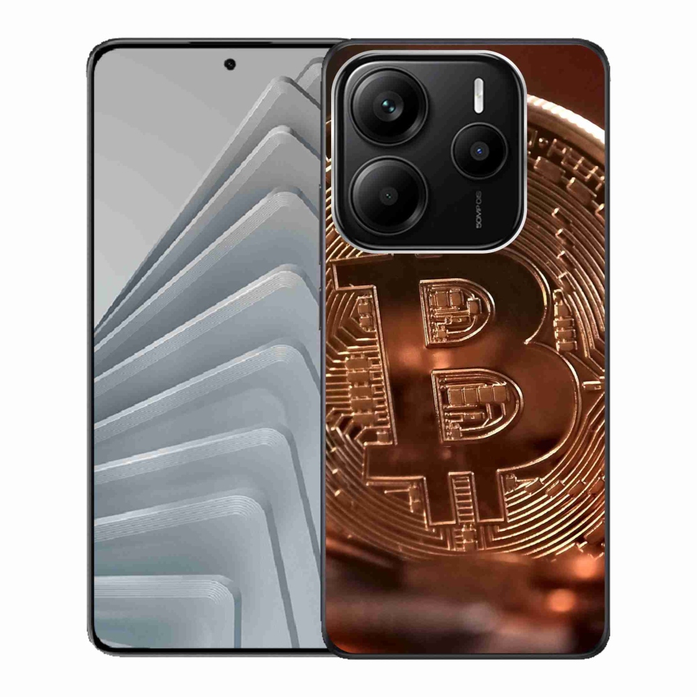 Gél borító mmCase a Xiaomi Redmi Note 14 5G számára - bitcoin