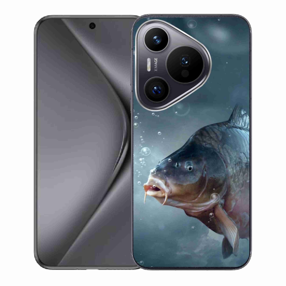 Zselés borítás mmCase a Huawei Pura 70 készülékhez - ponty és buborékok