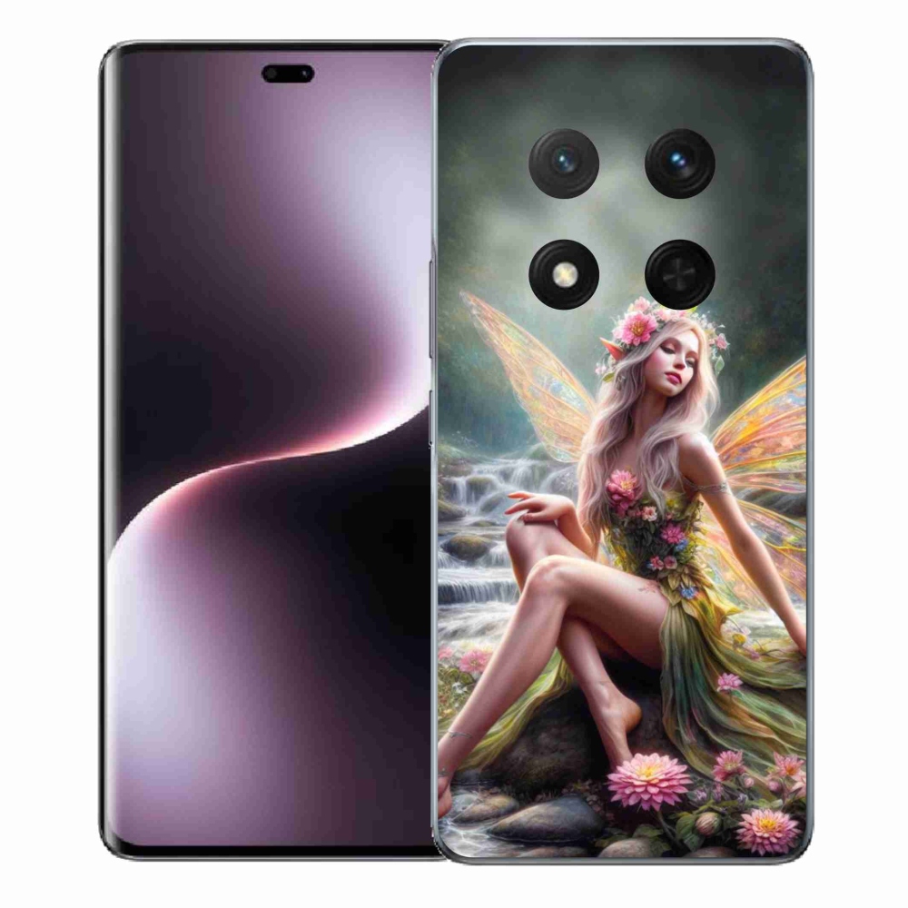 Gél borítás mmCase a Honor Magic 7 Lite 5G számára - pillangó nő 1