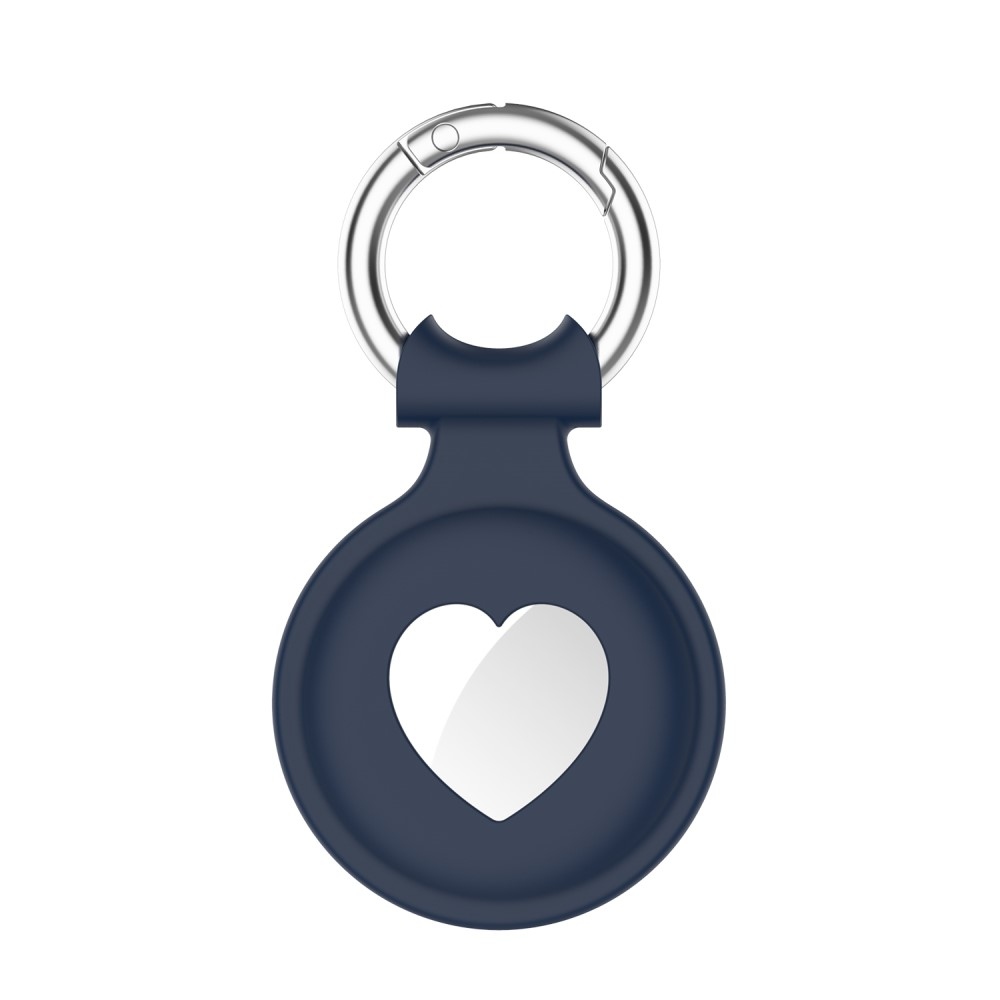 Love szilikon tok Apple AirTaghez - sötétkék
