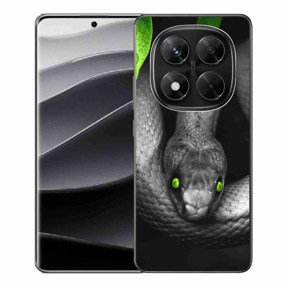 Gél borítás mmCase a Xiaomi Redmi Note 14 Pro 5G/Poco X7 5G számára - kígyó