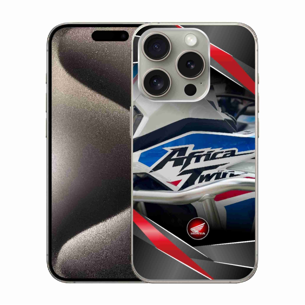 Gél borítás mmCase iPhone 15 Pro készülékhez - motoros honda